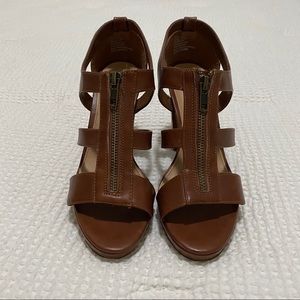 Zip up Sandal heels